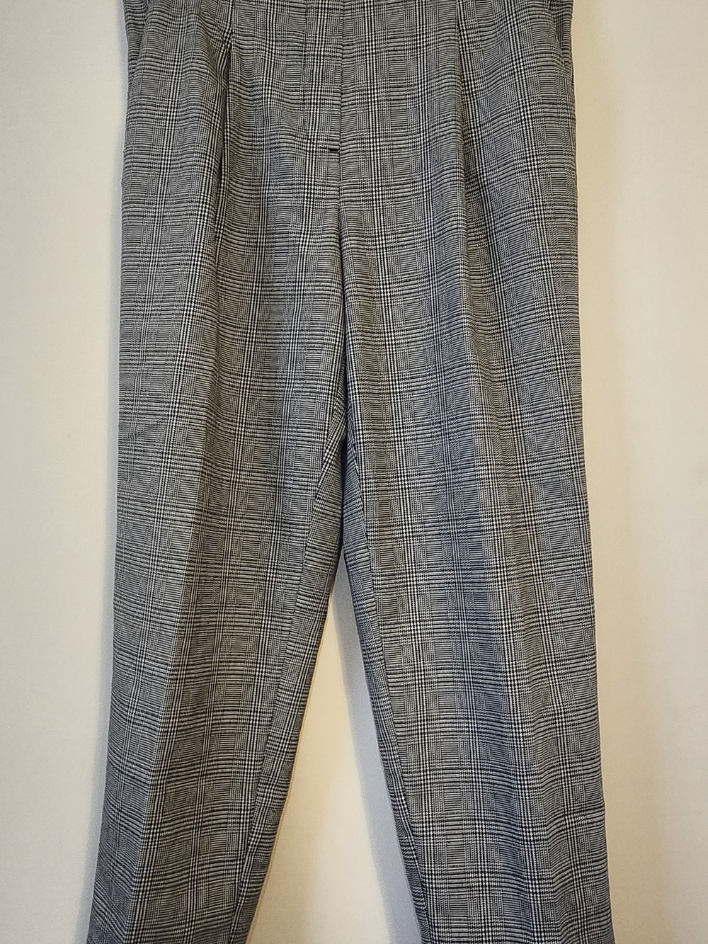 LOFT Men's Gray Glen Plaid Chinos
